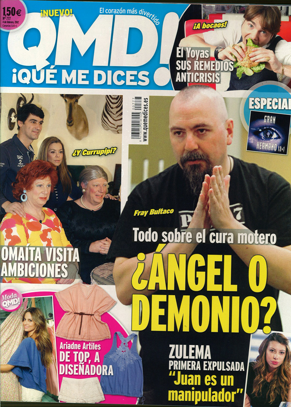 Que me dices portada 30 enero 2012