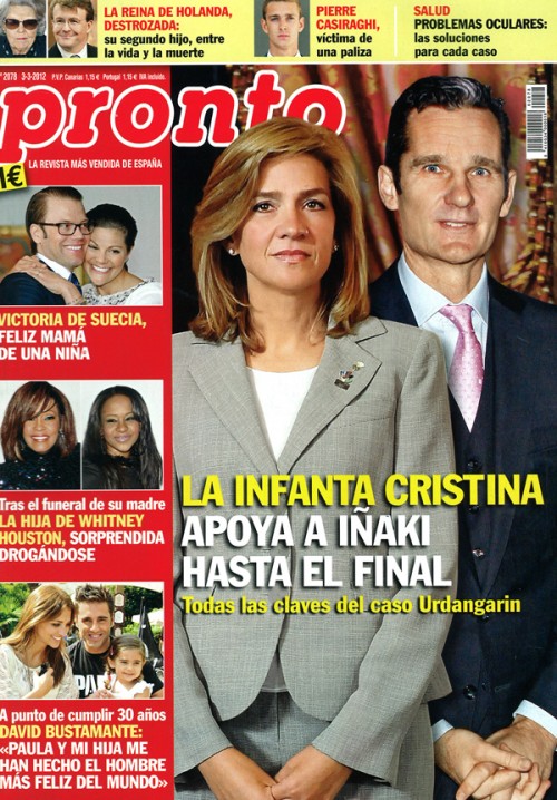 PRONTO portada 27 febrero 2012