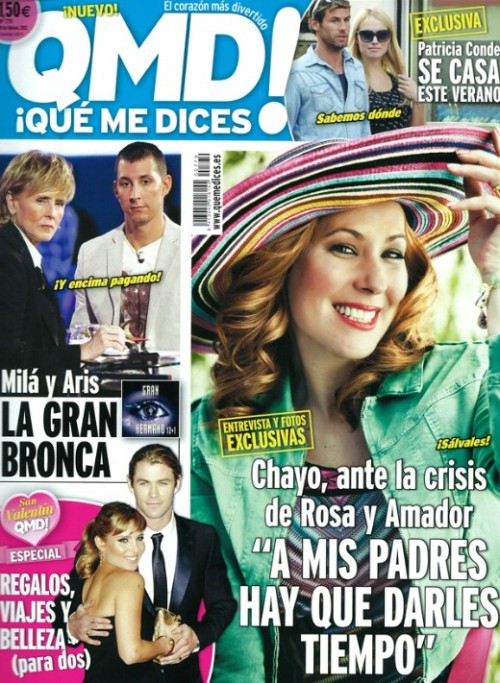 QUE ME DICES! portada 13 febrero 2012