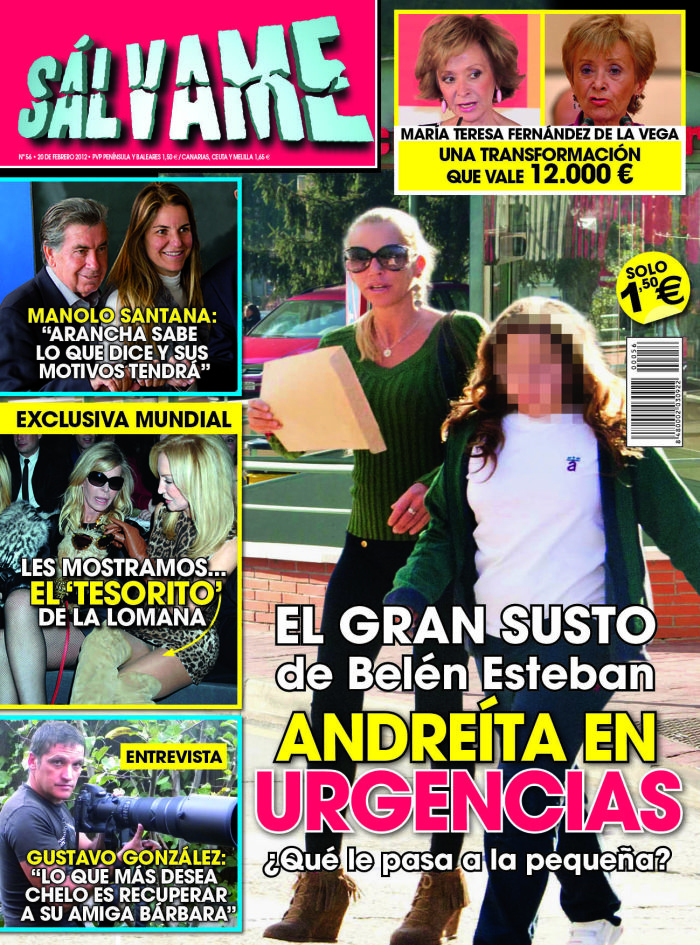 SALVAME portada 15 febrero 2012