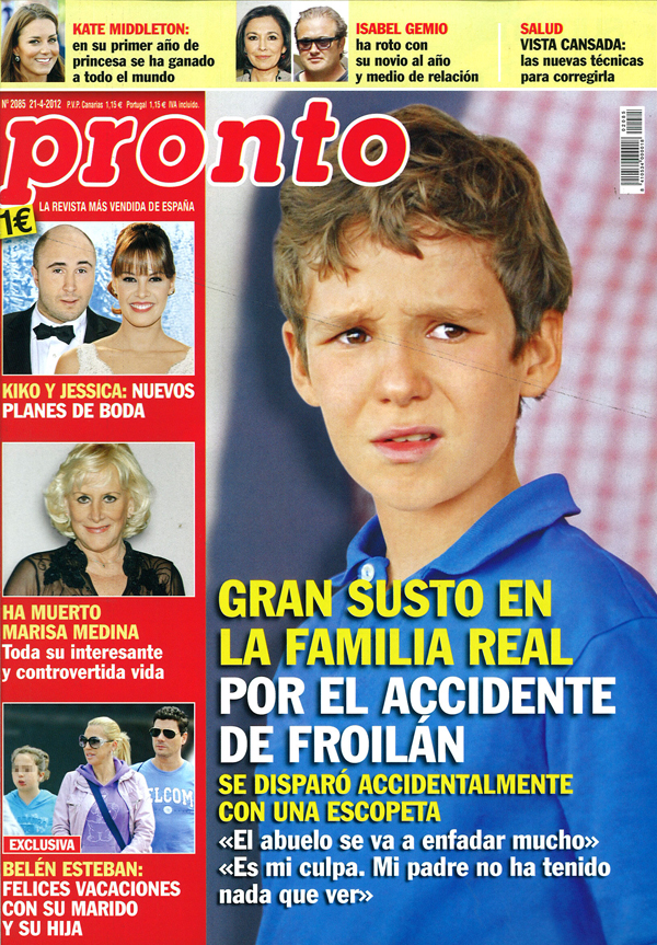 PRONTO portada 16 abril 2012