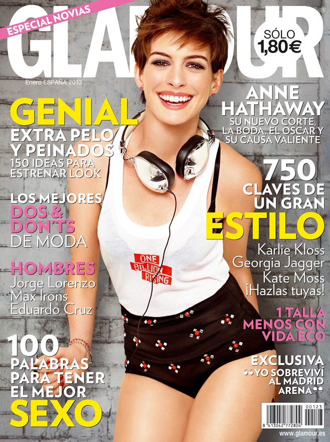 GLAMOUR portada Enero 2013