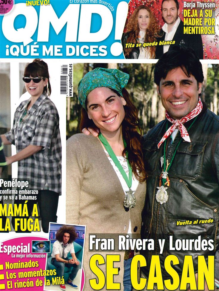QUE ME DICES portada 18 de febrero 2013