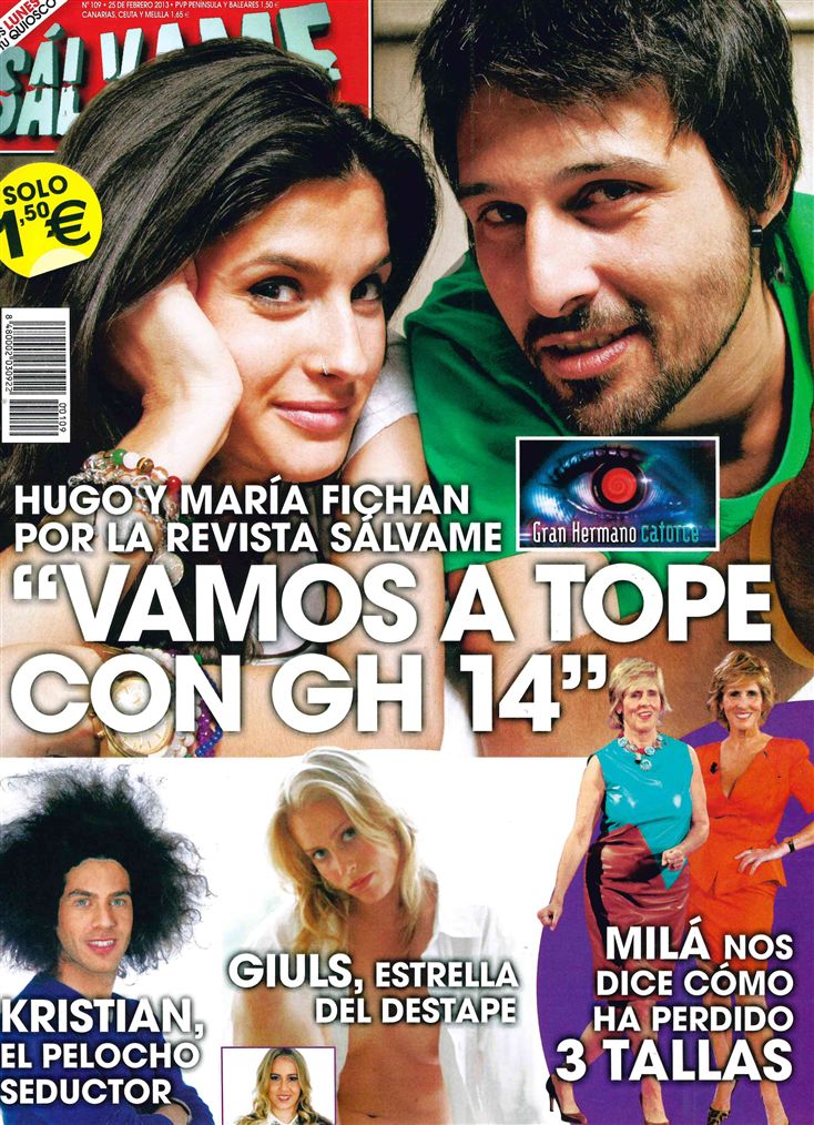 SALVAME portada 18 de febrero 2013