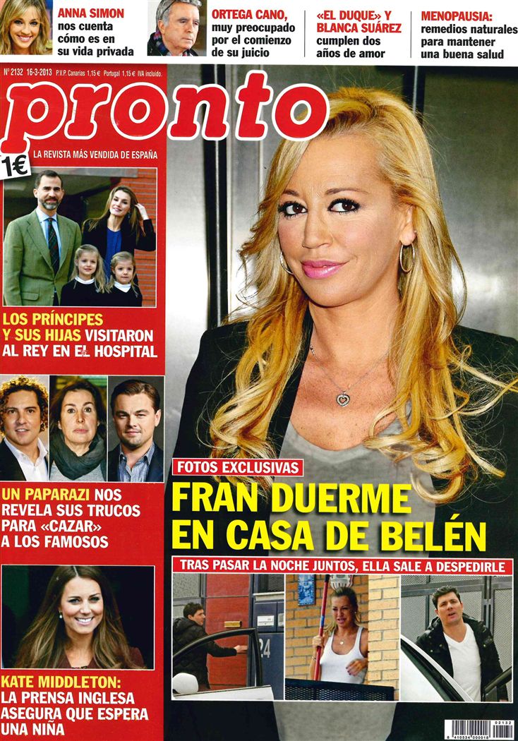 PRONTO portada 11 de marzo 2013