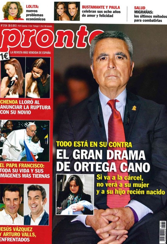 PRONTO portada 25 de marzo 2013