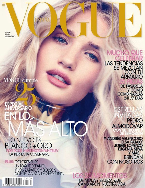 VOGUE portada marzo de 2013