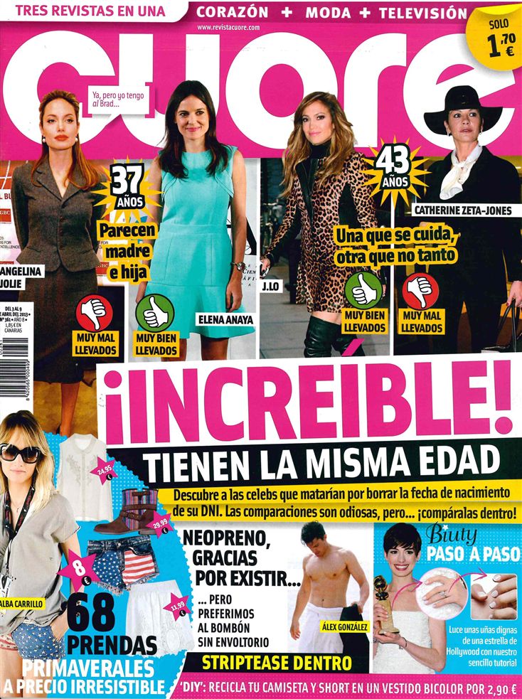 CUORE portada 03 de Abril 2013