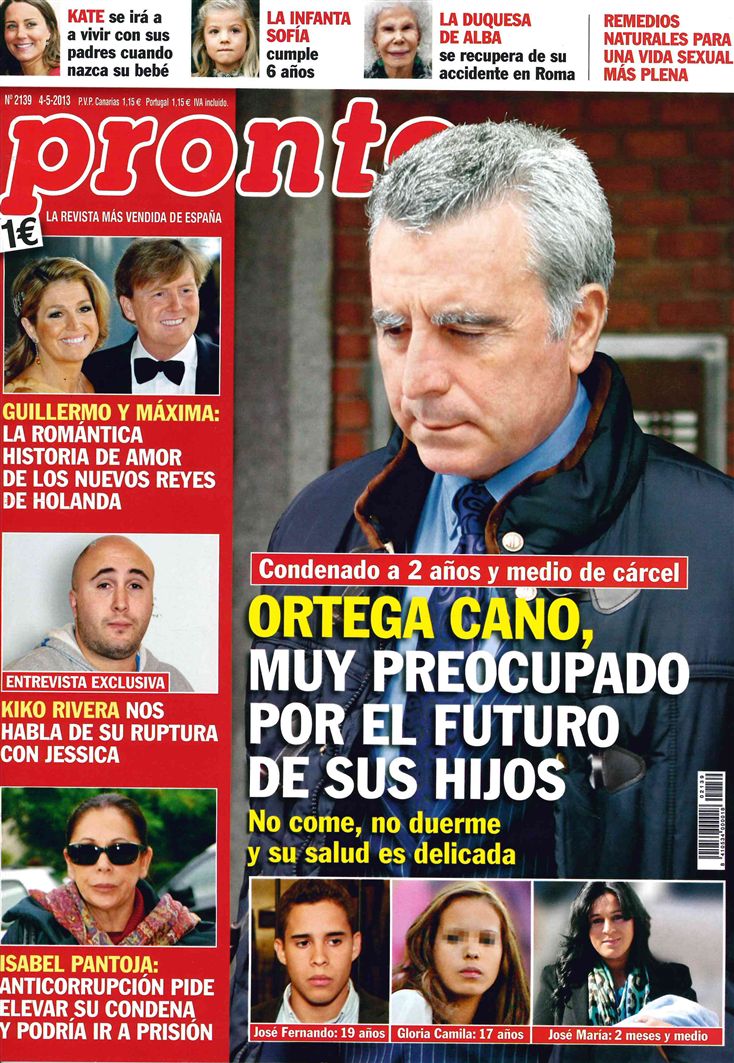 PRONTO portada 29 de Abril 2013