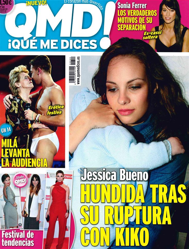 QUE ME DICES portada 15 de Abril de 2013