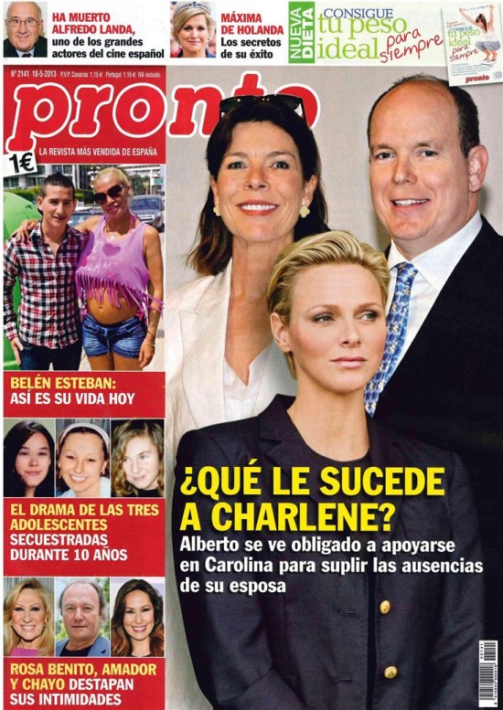 PRONTO portada 13 de Mayo 2013