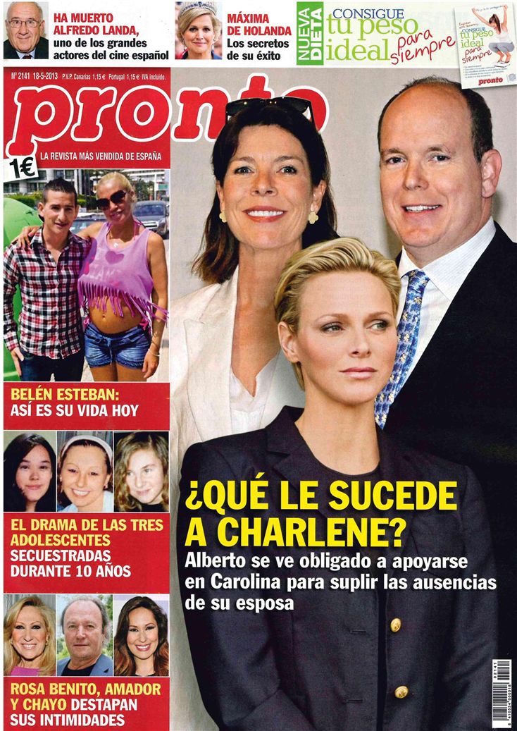 PRONTO portada 13 de Mayo 2013