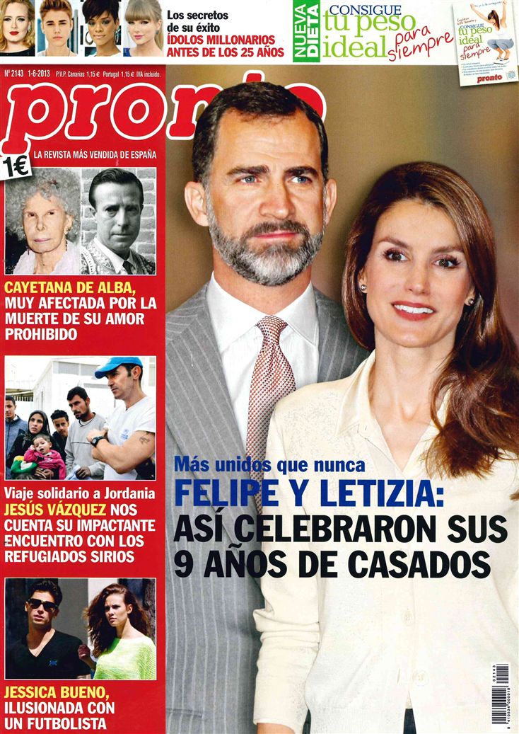PRONTO portada 27 de Mayo 2013