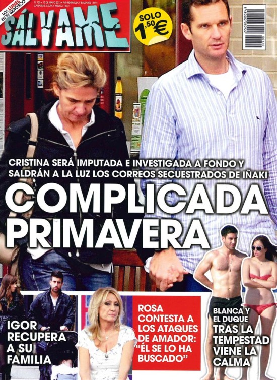 SALVAME portada 06 de Mayo 2013