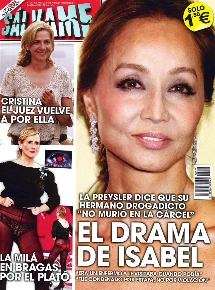 SALVAME portada 27 de Mayo 2013