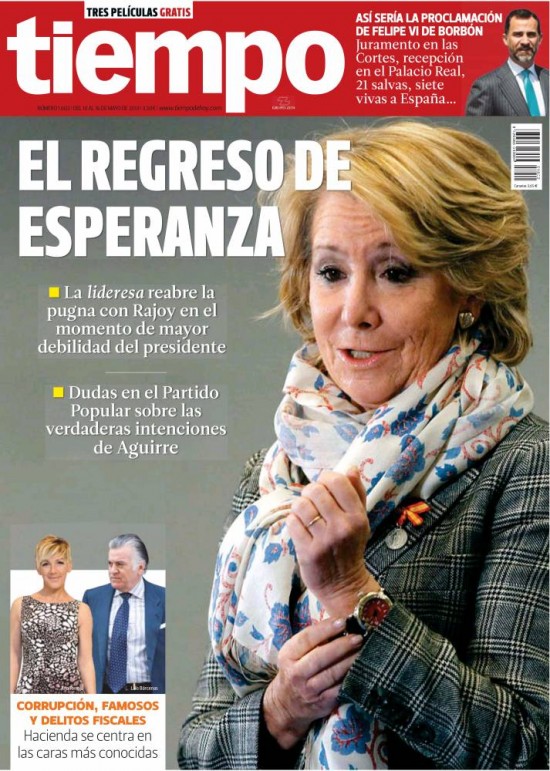 TIEMPO portada 10 de Mayo 2013