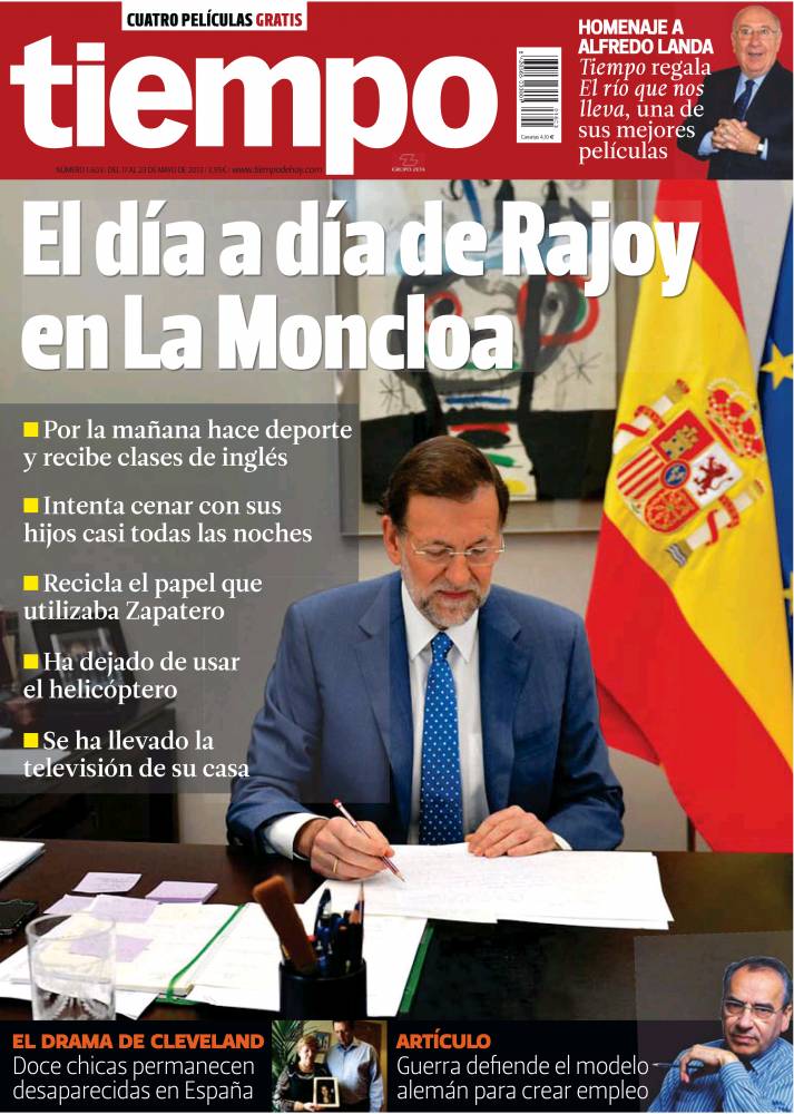 TIEMPO portada 19 de Mayo 2013