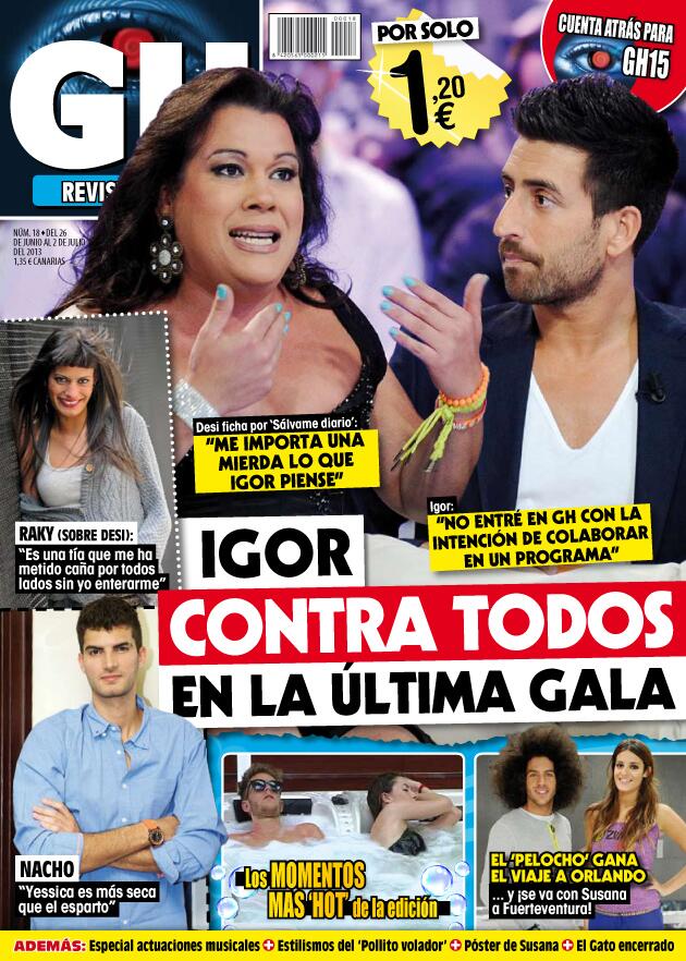 GRAN HERMANO portada 27 de Junio 2013
