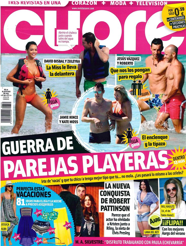 CUORE portada 10 de Julio 2013