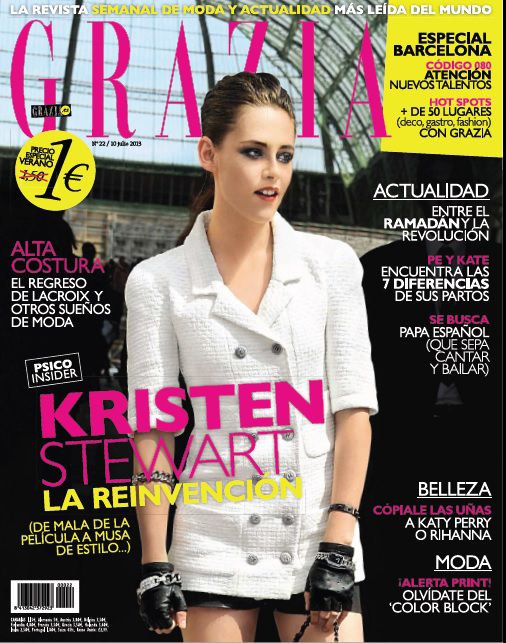 GRAZIA portada 10 de Julio 2013