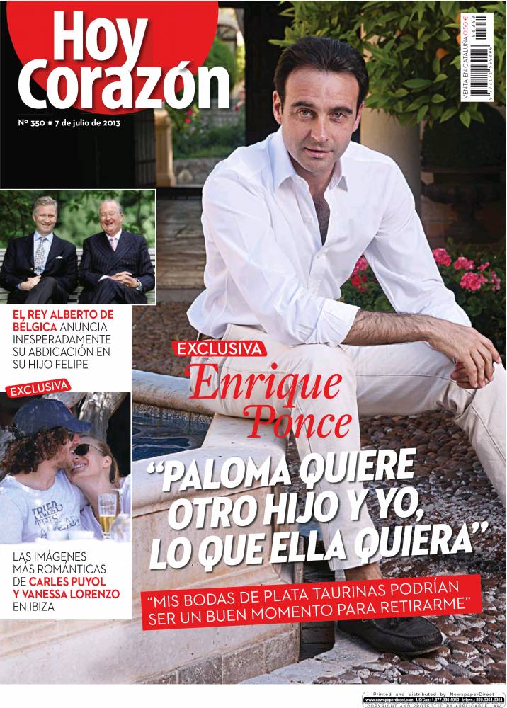 HOY CORAZON portada 8 de Julio 2013