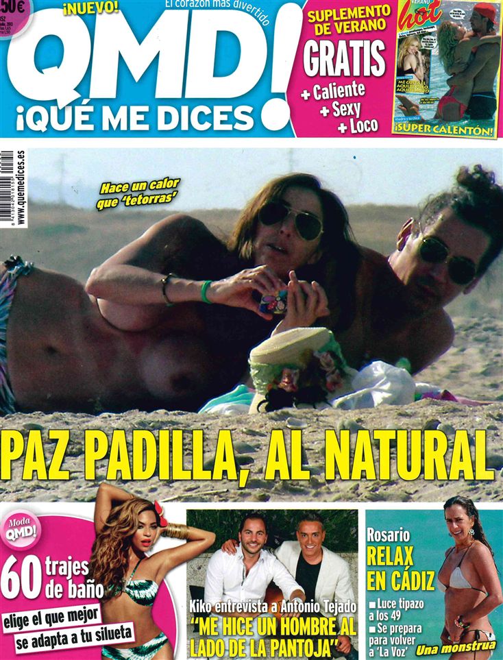 QUE ME DICES portada 8 de Junio 2013