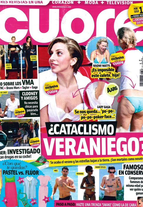 CUORE portada 28 de Agosto 2013