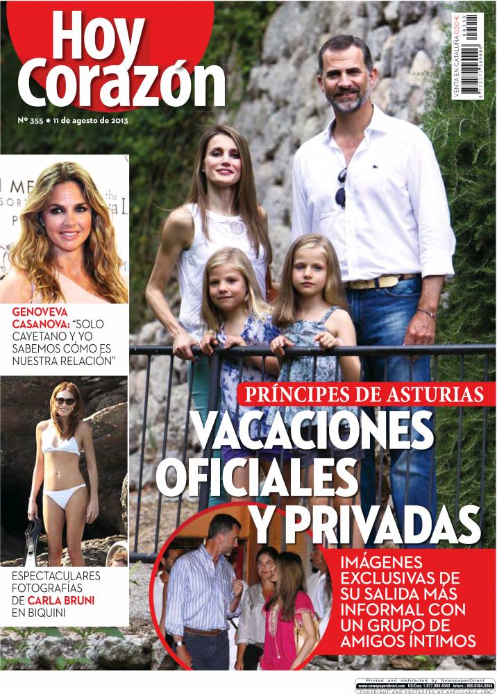 HOY CORAZON portada 12 de Agosto 2013