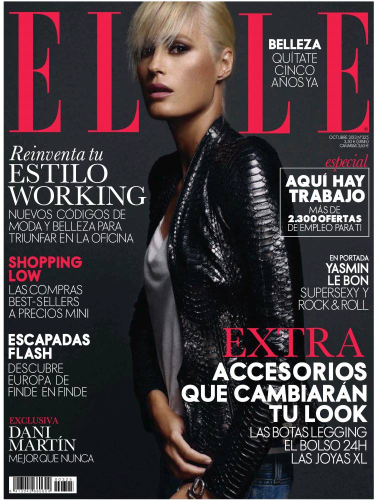 ELLE portada Octubre 2013