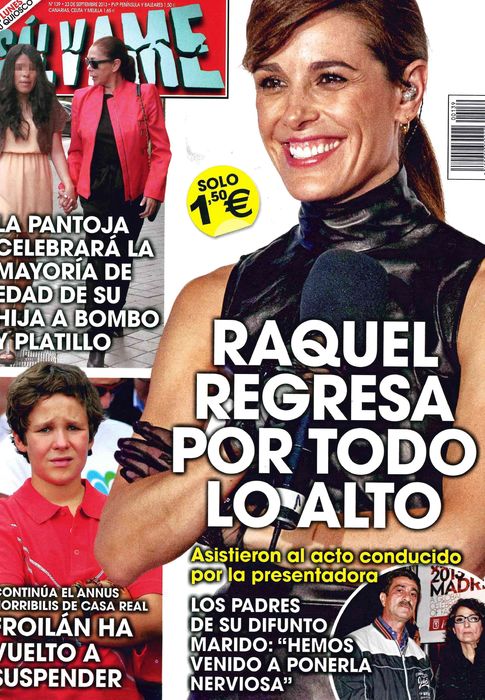 SALVAME portada 16 de Septiembre 2013