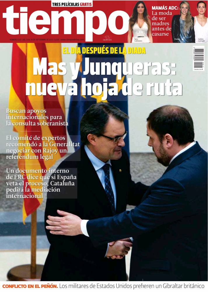 TIEMPO portada 14 de Septiembre 2013