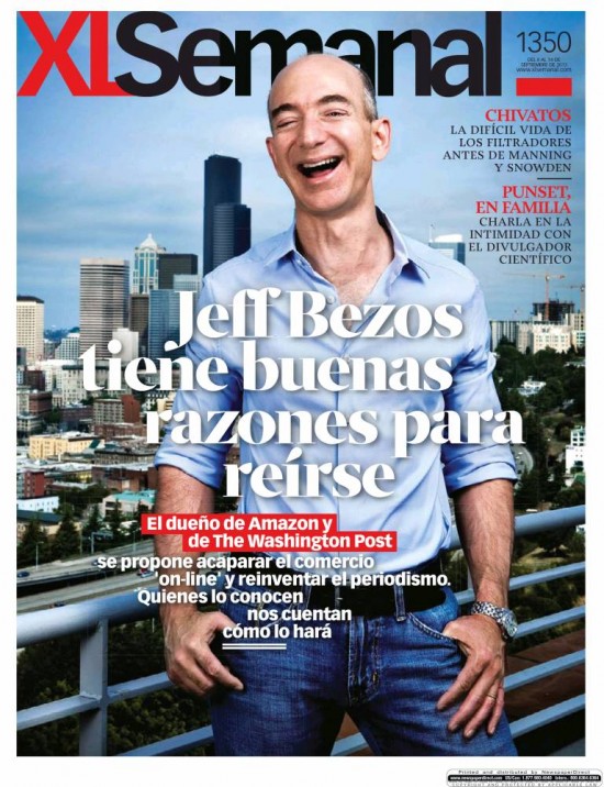 XL SEMANAL portada 8 de Septiembre 2013
