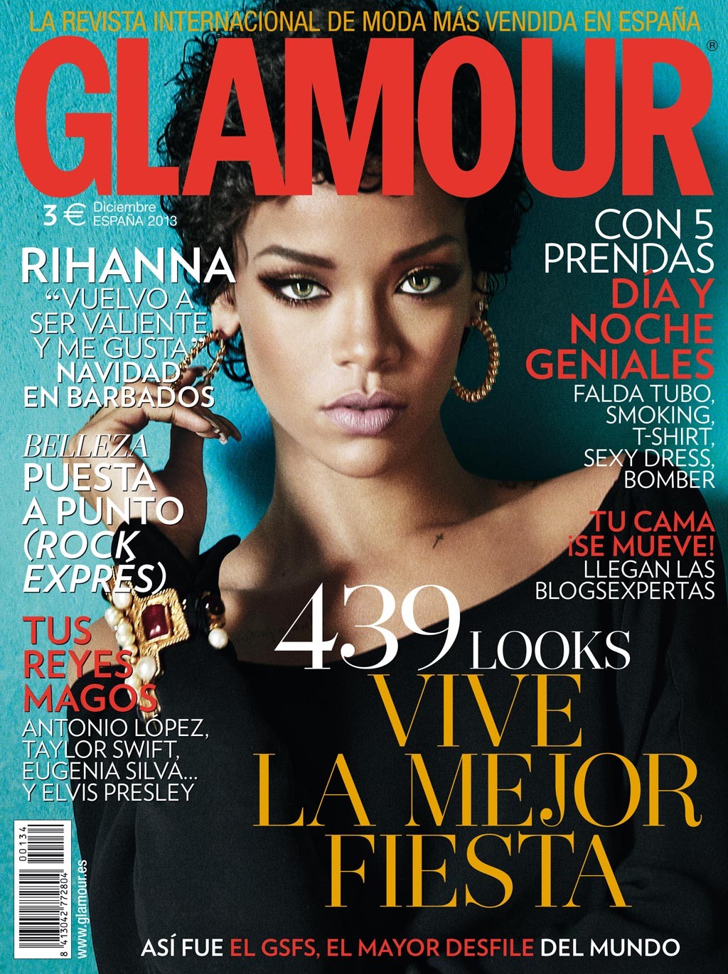 GLAMOUR portada DICIEMBRE 2013