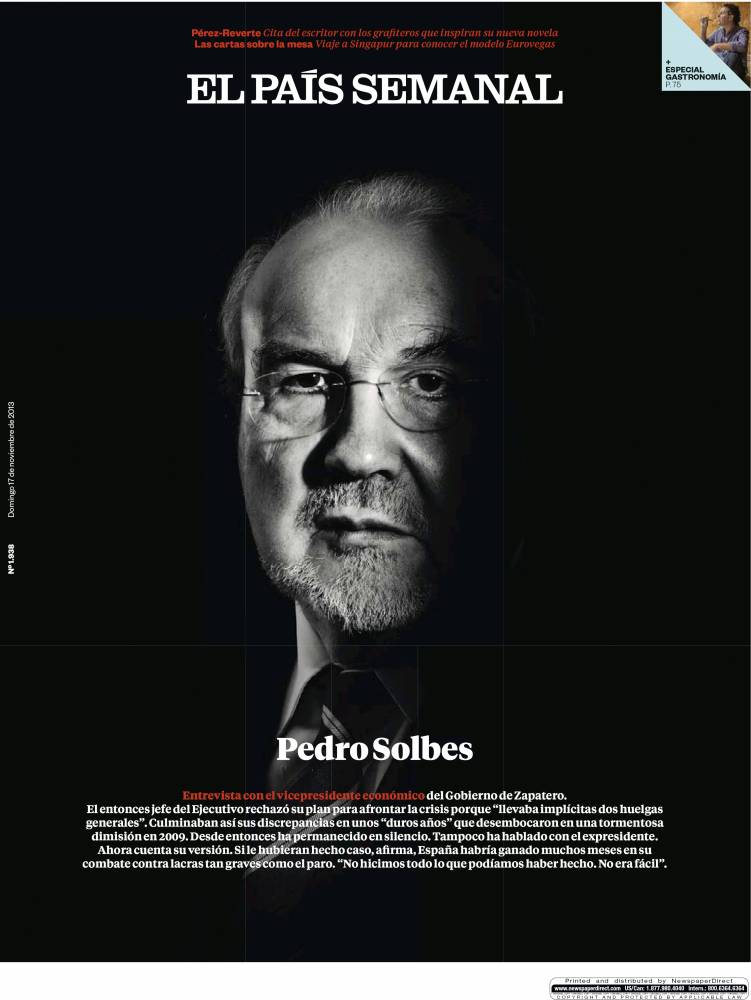 PAIS SEMANAL portada 17 de Noviembre 2013