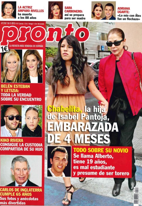 PRONTO portada 11 de Noviembre 2013