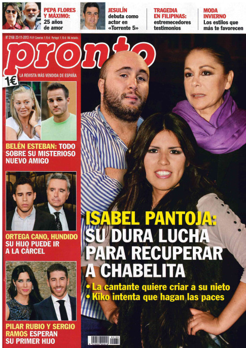 PRONTO portada 18 de Noviembre 2013