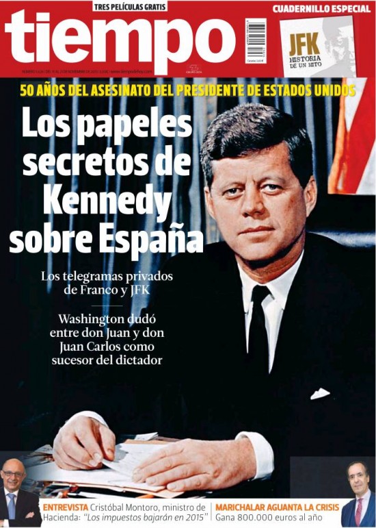 TIEMPO portada 17 de Noviembre 2013