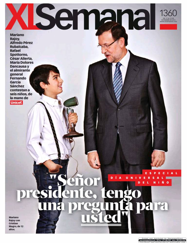 XL SEMANAL portada 17 de Noviembre 2013