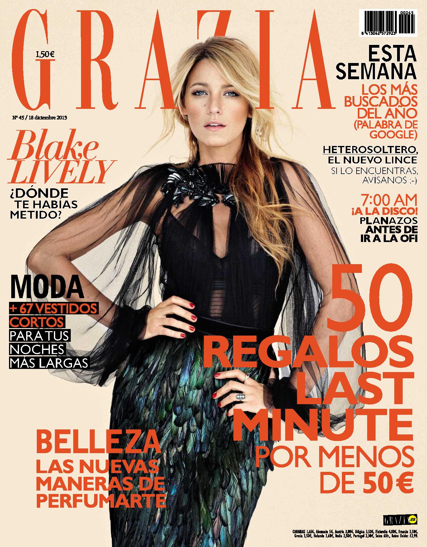GRAZIA portada 18 de Diciembre 2013