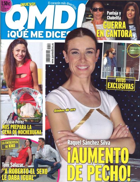 QUE ME DICES portada 16 Diciembre 2013