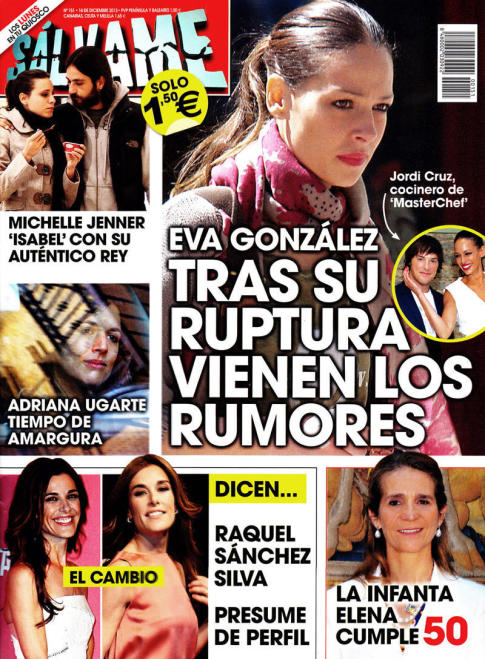 SALVAME portada 12 de Diciembre 2013