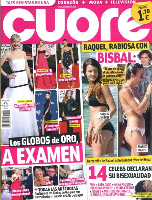 CUORE portada 15 de Enero 2014
