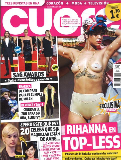 CUORE portada 22 de Enero 2014