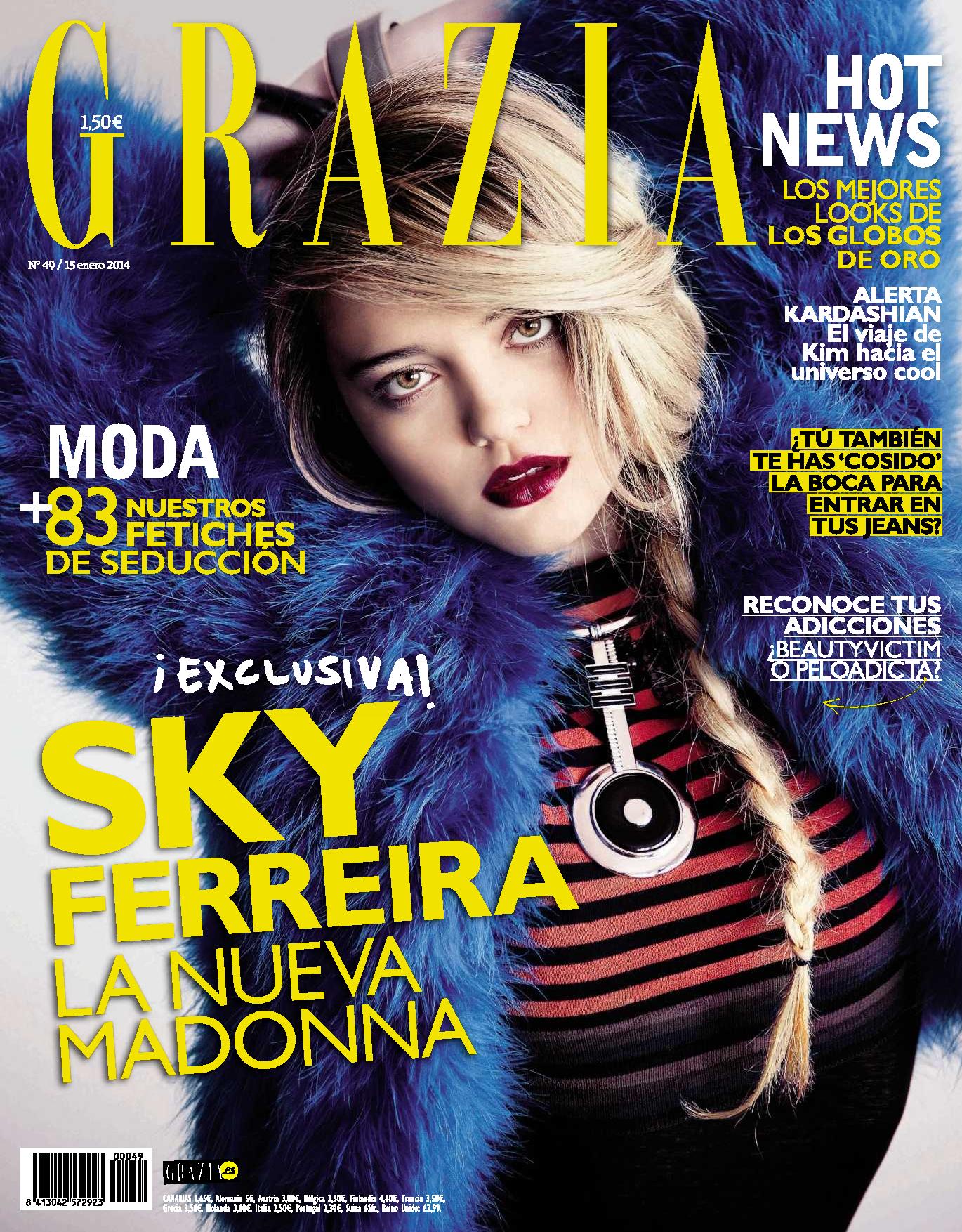GRAZIA portada 15 de Enero 2014
