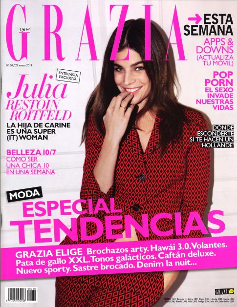 GRAZIA portada 22 de Enero 2014