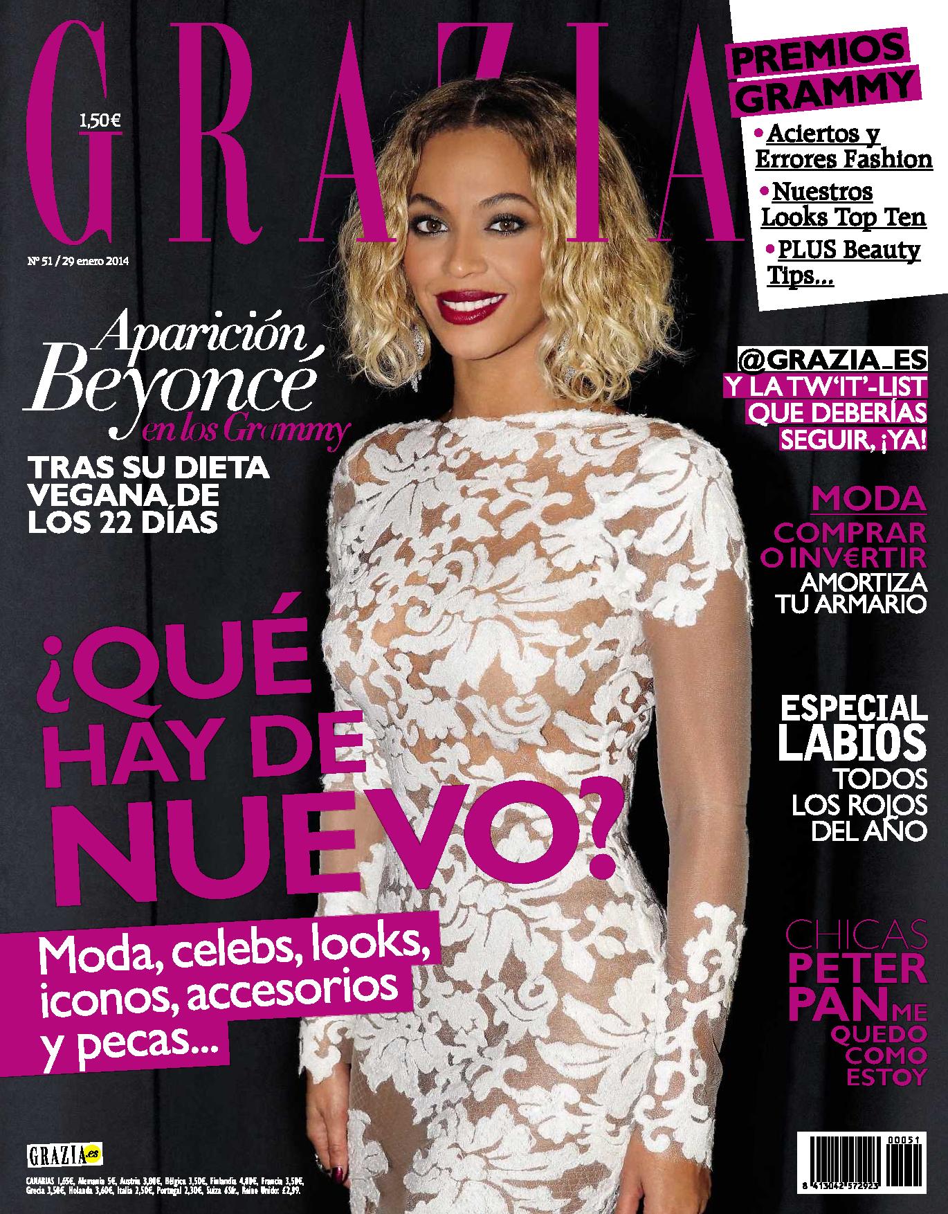 GRAZIA portada 29 de Enero 2014