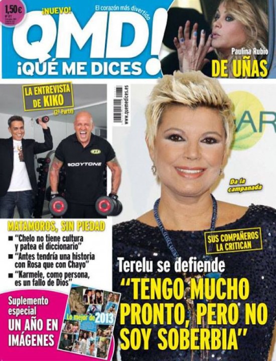 QUE ME DICES portada 1 Enero 2013