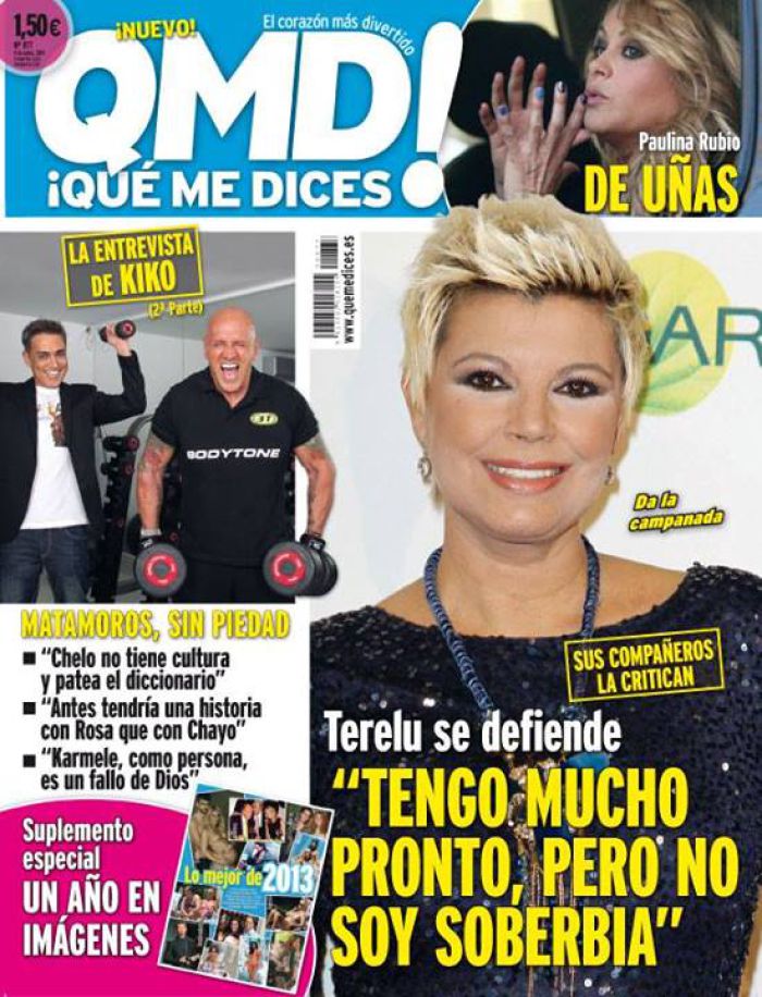 QUE ME DICES portada 1 Enero 2013