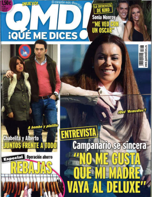 QUE ME DICES portada 7 de Enero 2014