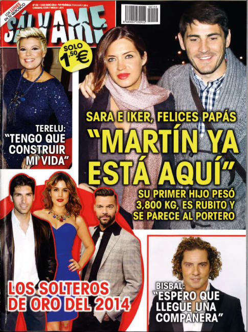 SALVAME portada 7 de Enero 2014